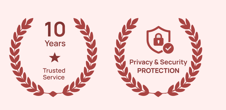 10 Years Trusted Service